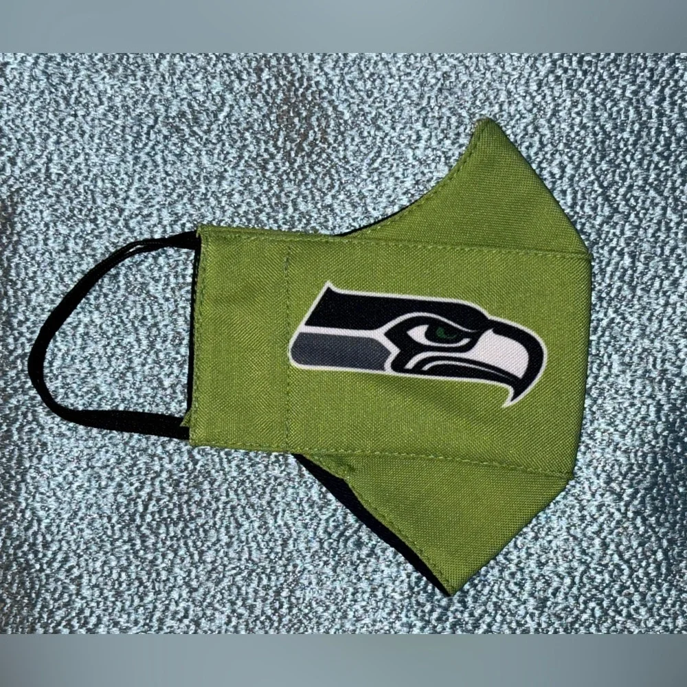 Seattle Seahawks Reusable Face Covering Mask. Youth.